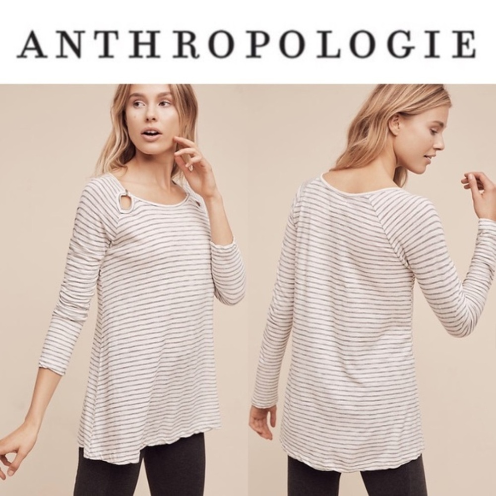 Anthropologie t.la Montel Striped Top